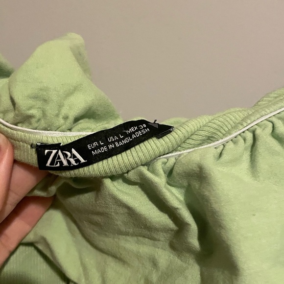 Zara Crop Top‎ size large - Picture 3 of 4